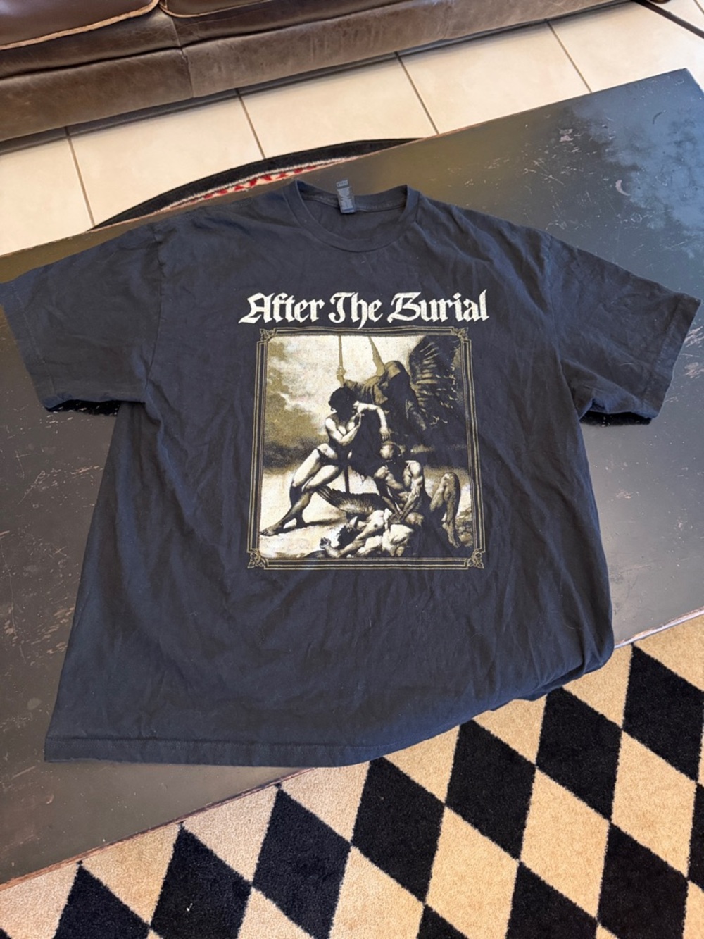 After The Burial Black Graphic Short Sleeve Tee 2XL